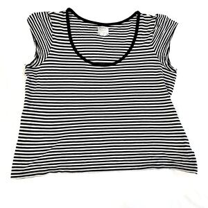 L’AGENCE B&W Striped Tee - XS